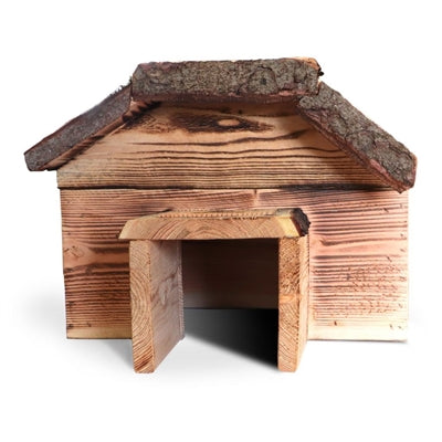 Utopia Hedgehog House, Weathered Douglas Fir Wood - Image 2
