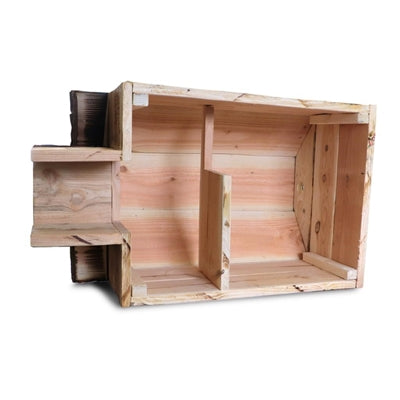 Utopia Hedgehog House, Weathered Douglas Fir Wood - Image 3