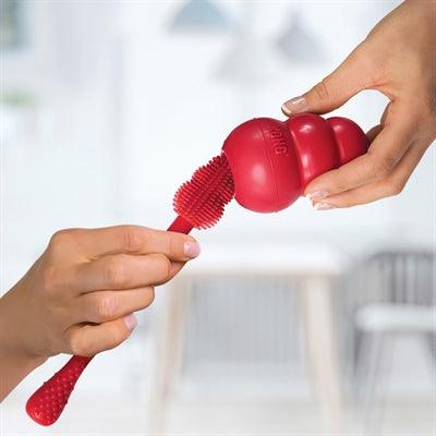 Kong Brush Cleaning Brush – Suitable for Kong Classic – Red - Image 2