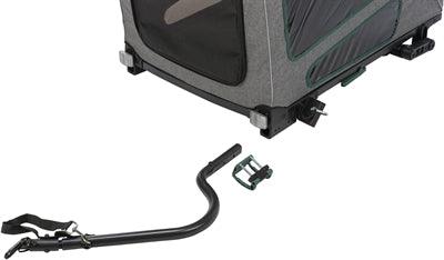Trixie Dog Bike Trailer - Grey/Sage - Available in Three Sizes - Image 2
