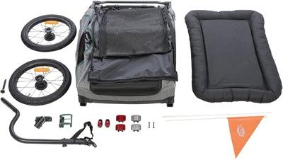 Trixie Dog Bike Trailer - Grey/Sage - Available in Three Sizes - Image 3