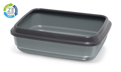 Imac Cat Litter Box Jerry 2nd Life Recycled Light Gray / Anthracite