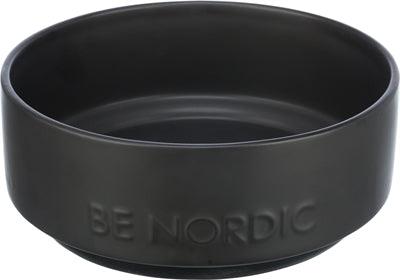 Trixie Be Nordic Dog Food Bowl Ceramic/Rubber Black - Image 3