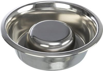 Trixie Dog Food Bowl Slow Feeding Stainless Steel - Image 2