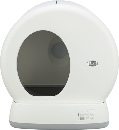 Trixie Self-Cleaning Cat Litter Box Plastic White