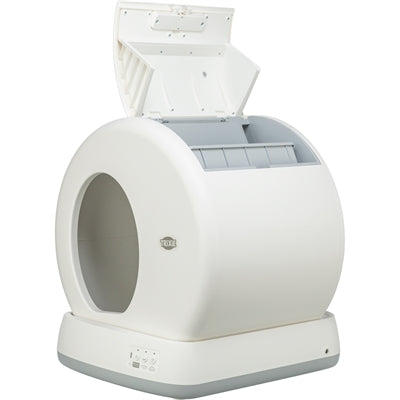 Trixie Self-Cleaning Cat Litter Box Plastic White - Image 2