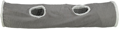 Trixie Cat Play Tunnel Harvey Velours / Plush Grey - Image 2