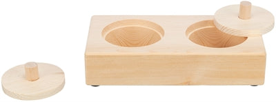 Trixie Snack Box for Rats and Rabbits, Wood - Image 1