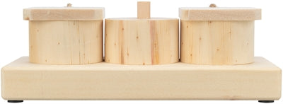 Trixie Wooden Snack Cups for Rats and Rabbits - Image 2