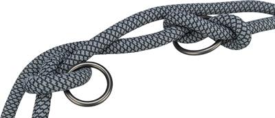 Trixie Soft Rope Dog Leash Adjustable Black/Gray - 200 cm long - Image 3