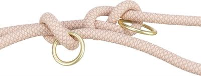 Trixie Soft Rope Dog Leash Adjustable Pink / Light Pink - Image 3