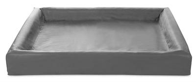 Bia bed faux leather cover grey – luxury dog bed cover – For various BIA beds