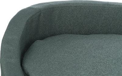 Trixie Citystyle Oval Dog Basket Dark Green - Available for puppies to medium-sized dogs - Image 3