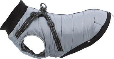 Trixie Pontis Dog Jacket with Harness, Grey