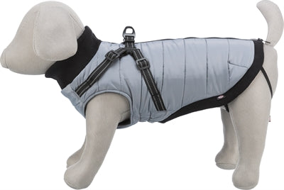 Trixie Pontis Dog Jacket with Harness, Grey - Image 2