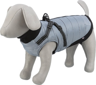 Trixie Pontis Dog Jacket with Harness, Grey - Image 3