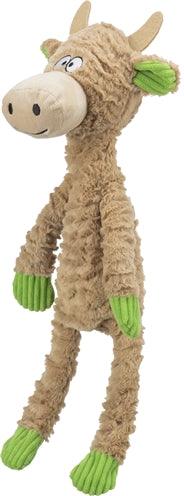 Trixie Dog Toy Cow Plush Rope - Extra sturdy toy with sound - Image 2