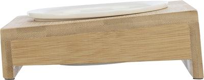 Trixie Food Bowl / Water Bowl with Holder, Ceramic / Bamboo - Image 3