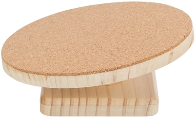 Trixie Wooden Cork Hamster Wheel - Image 1