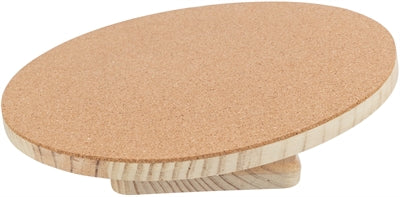 Trixie Exercise Wheel for Degus / Large Hamsters - Wood / Cork - Image 1