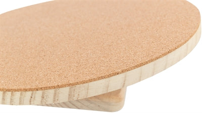 Trixie Exercise Wheel for Degus / Large Hamsters - Wood / Cork - Image 3