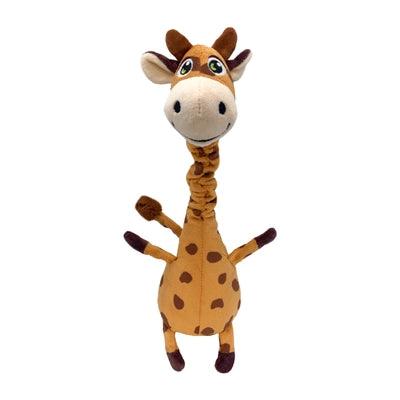 Kong Shakers Bobz Giraffe with Squeaker Brown - Funny dog ​​toy - Image 1