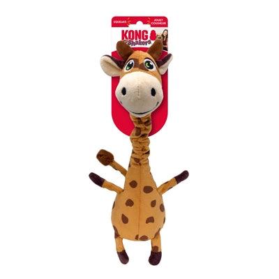 Kong Shakers Bobz Giraffe with Squeaker Brown - Funny dog ​​toy - Image 3