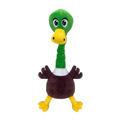 Kong Shakers Bobz Duck with Squeaker Green - Funny dog ​​toy - Image 1