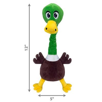Kong Shakers Bobz Duck with Squeaker Green - Funny dog ​​toy - Image 2