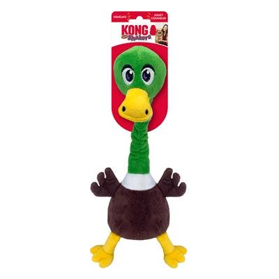 Kong Shakers Bobz Duck with Squeaker Green - Funny dog ​​toy - Image 3