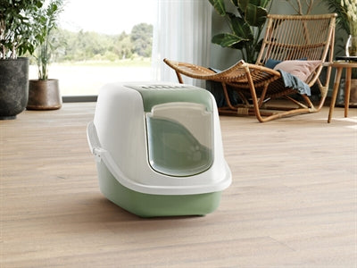 Savic Cat Litter Nestor Botanical Green - Image 3
