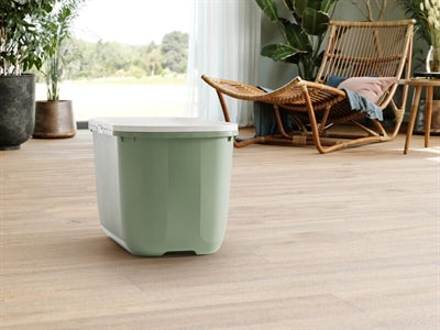 Savic Cat Litter Hop In Botanical Green - Image 2