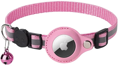 Croci Cat Collar with Tag Holder Pink