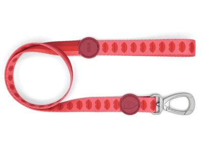 Morso Dog Leash Recycled Lipstick Pink – Stylish and sustainable – 120 cm long - Image 1