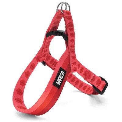 Morso Mini Dog Harness Lipstick Pink - Adjustable - XS to M - Image 1