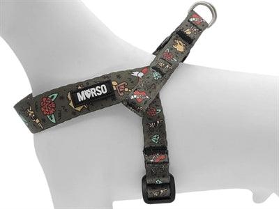 Morso Mini Dog Harness Ink Tank Green - Adjustable - XS to M - Image 3