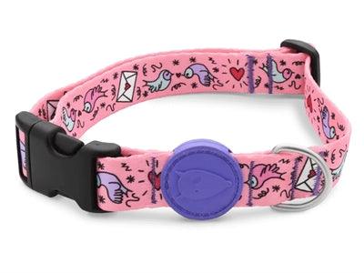 Morso Dog Collar Recycled Sweet Tweet Pink – Recycled nylon – XS to M - Image 1