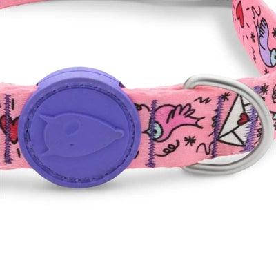 Morso Dog Collar Recycled Sweet Tweet Pink – Recycled nylon – XS to M - Image 3