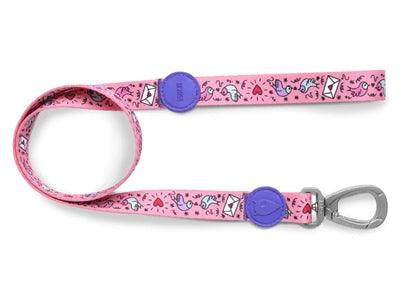 Morso Dog Leash Recycled Sweet Tweet Pink – Sustainable and stylish – 120 cm long - Image 1