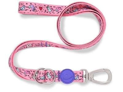 Morso Adjustable Dog Leash Recycled Sweet Tweet Pink – Durable and stylish – Adjustable up to 230 cm - Image 1