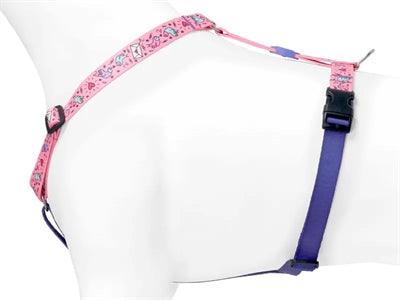 Morso H-Harness Recycled Dog Harness Sweet Tweet Pink – S to XL - Image 3