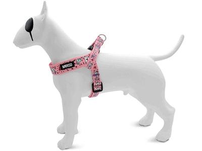Morso Mini Dog Harness Sweet Tweet Pink - Adjustable - XS to M - Image 2