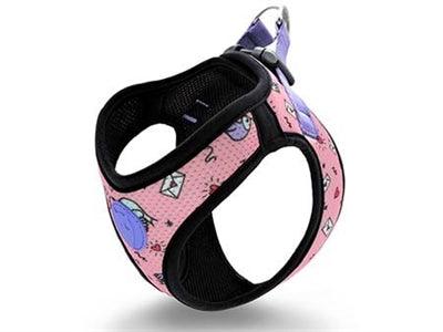 Morso Dog Harness Body Mesh Recycled Sweet Tweet Pink - XS to XL - Image 1