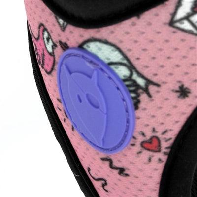 Morso Dog Harness Body Mesh Recycled Sweet Tweet Pink - XS to XL - Image 2