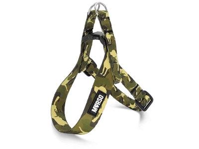 Morso Mini Dog Harness Full Metal Dog Brown Camouflage - Adjustable - XS to M - Image 1