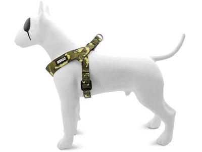 Morso Mini Dog Harness Full Metal Dog Brown Camouflage - Adjustable - XS to M - Image 2