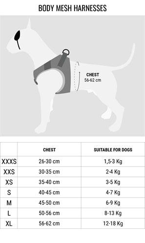 Morso Dog Harness Body Mesh Recycled Full Metal Dog Brown - XS to XL - Image 2