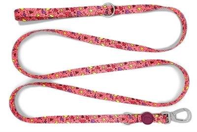 Morso Adjustable Dog Leash Recycled Lipstick Pink – Durable and versatile – Adjustable from 75 to 230 cm - Image 2