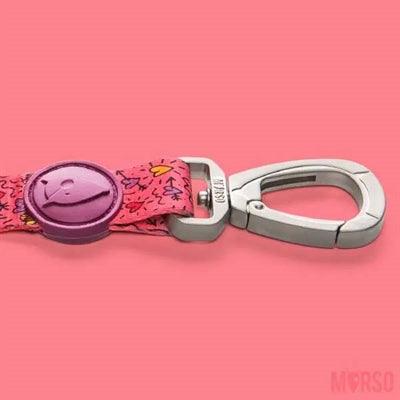 Morso Adjustable Dog Leash Recycled Lipstick Pink – Durable and versatile – Adjustable from 75 to 230 cm - Image 3