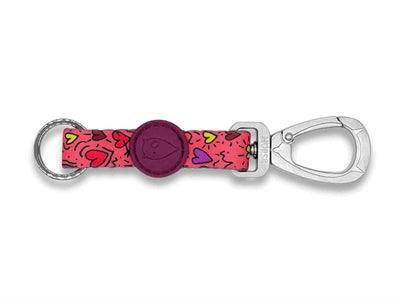 Morso Key Cord Keychain Recycled Pink Think Pink – M & L - Image 1